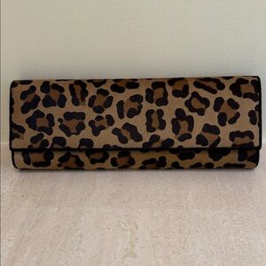 Leopard Print Clutch